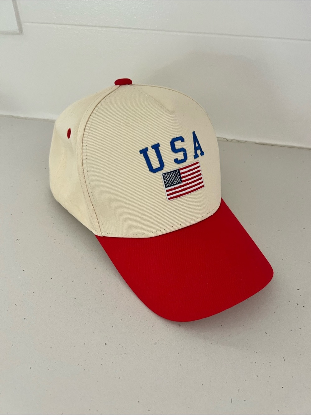 USA Patriotic Baseball Cap Embroidered American Flag Adjustable Cotton Hat